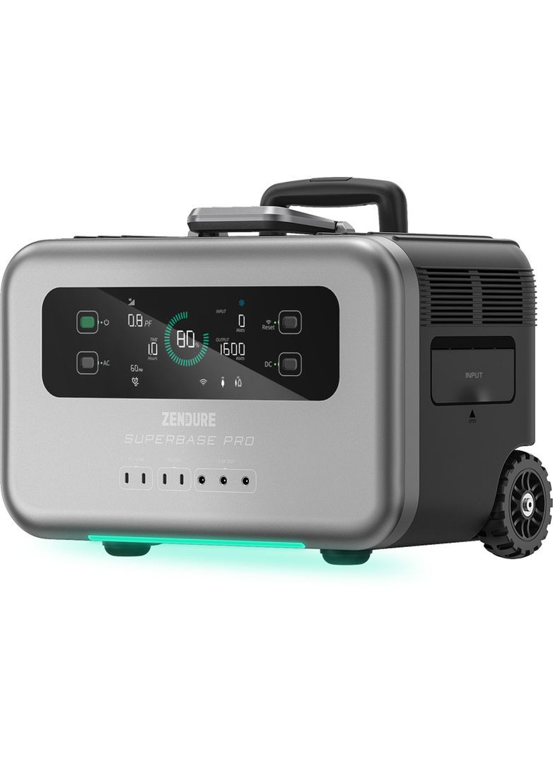 Зарядна станція SuperBase Pro1500 Black (1440 Вт/г) 2000Вт UPS LiFePo4 WIFI/BT Zendure (314832694)