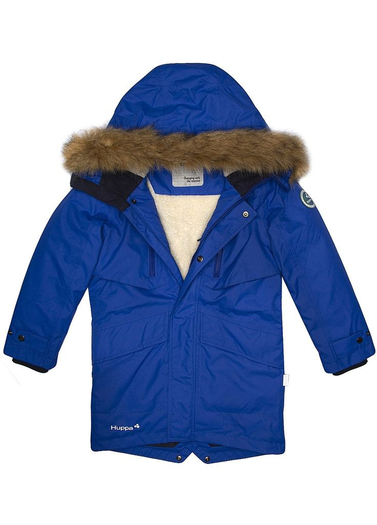 Синя парка david, р.122, синій () Huppa 12270020-70035-122