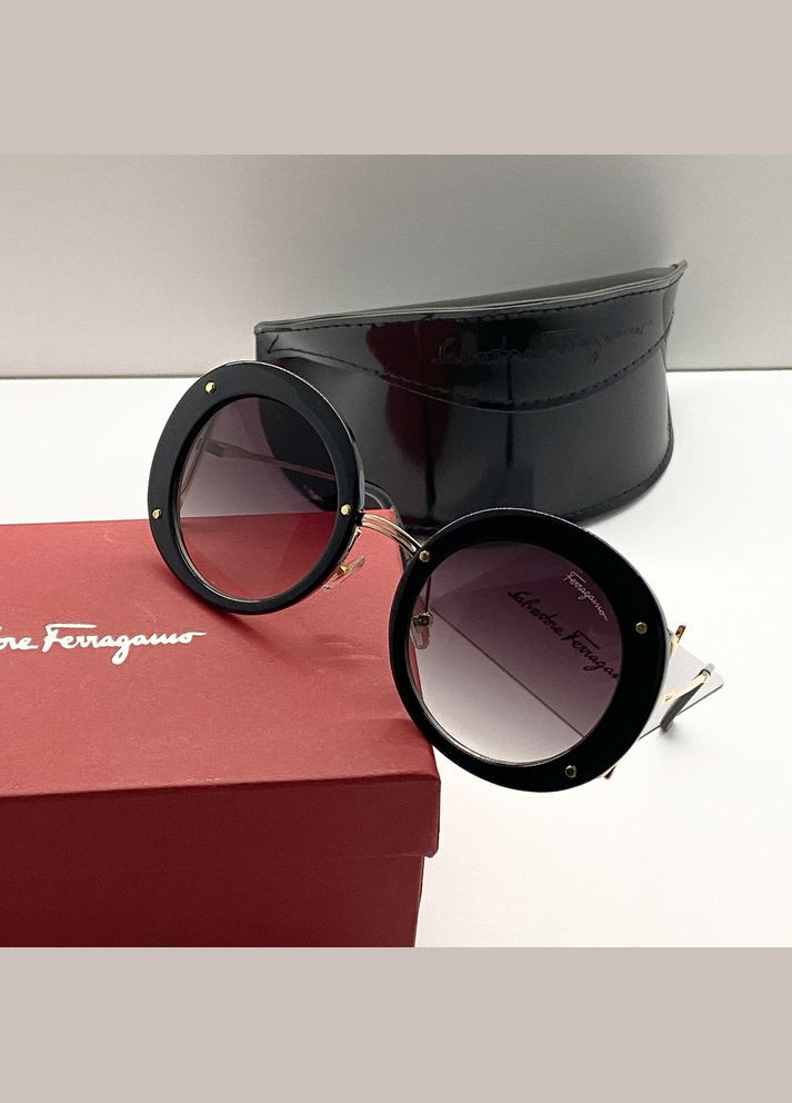 Женские круглые солнцезащитные очки (7067) No Brand (322156803)