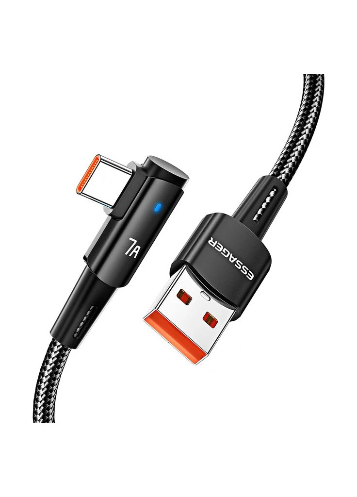 Дата кабель USB 2.0 AM to USB-C 1.0m 100W black (EXCWT7A-CG01-P) Essager (399259927)