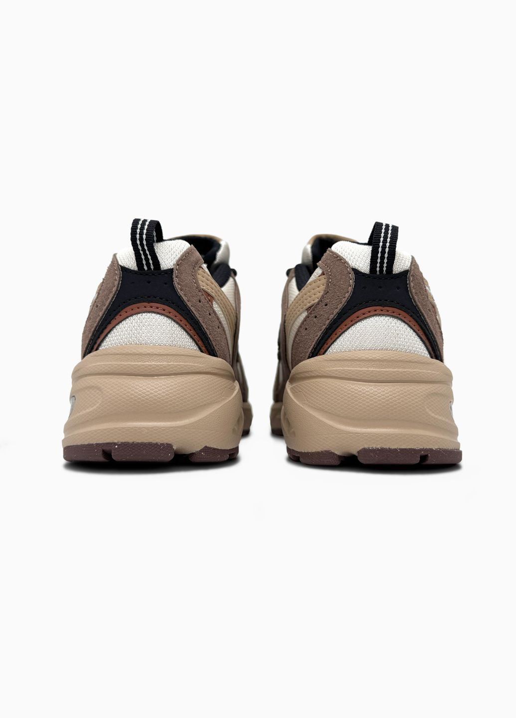 Кросівки жіночі і чоловічі New Balance 530 Brown White | Нью Баланс 530 коричневі No Brand коричневі демісезони (342059629)