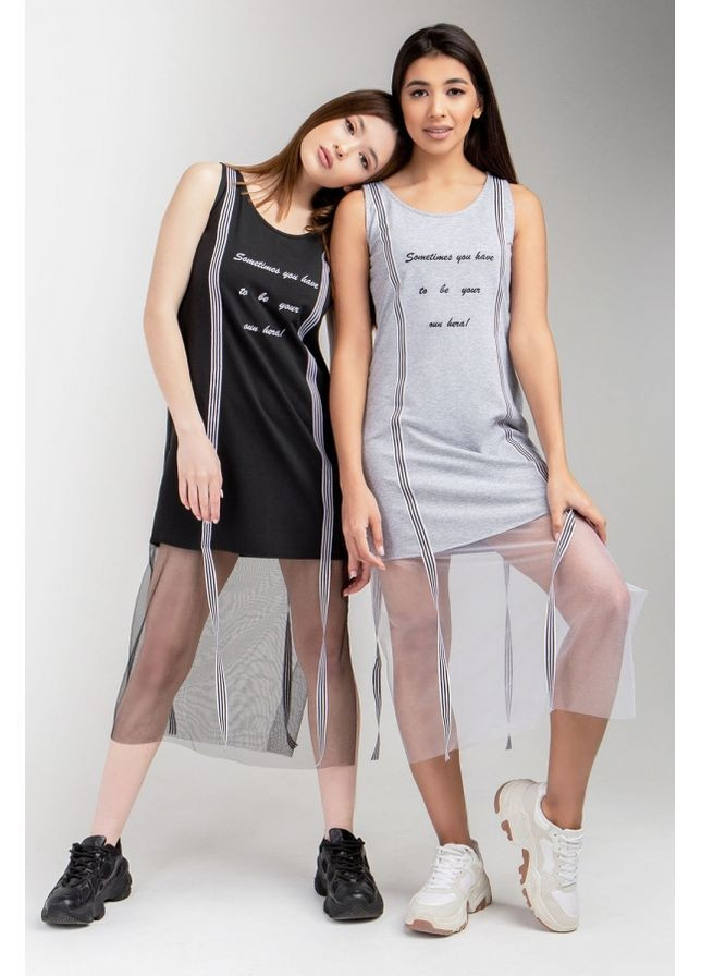 Туніка 1707 Bellise Світло сірий Triko Bakh (368651060)