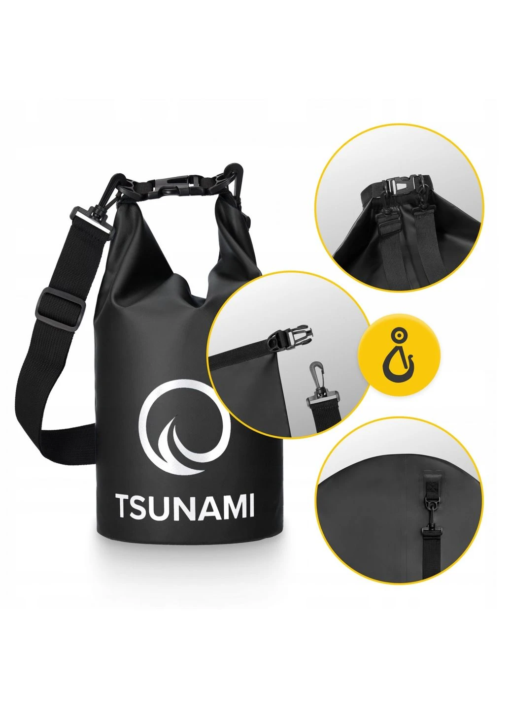 Гермомішок Dry Pack 5 л водозахисний TS011 () TSUNAMI P-5905973400053 (385683775)