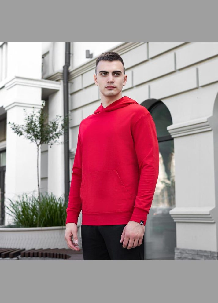 Чоловіче демісезонне худі червоне No Brand (346085226)