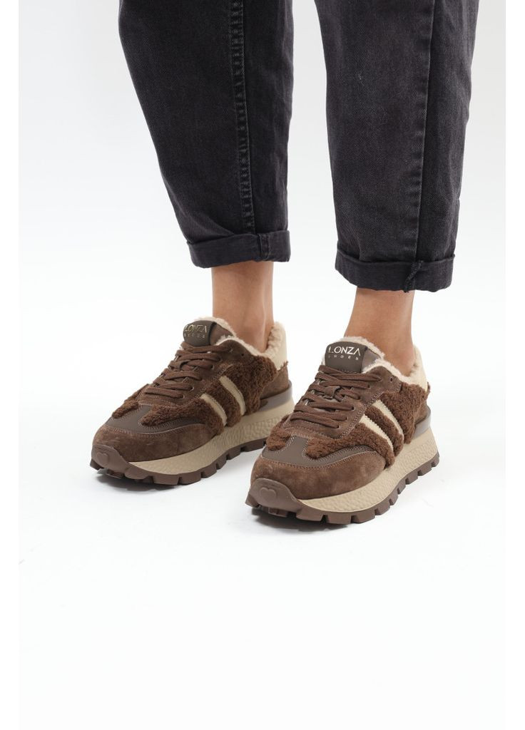 Кросівки 204674 Lonza коричневі зими (348782732)