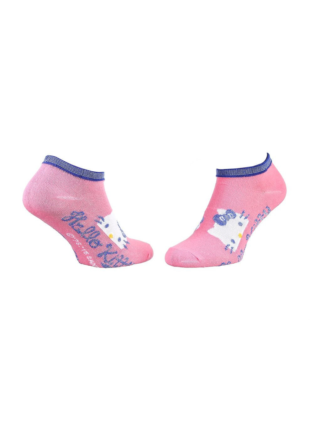 Коралові шкарпетки socks 1-pack coral Hello Kitty однотонні (333960682)