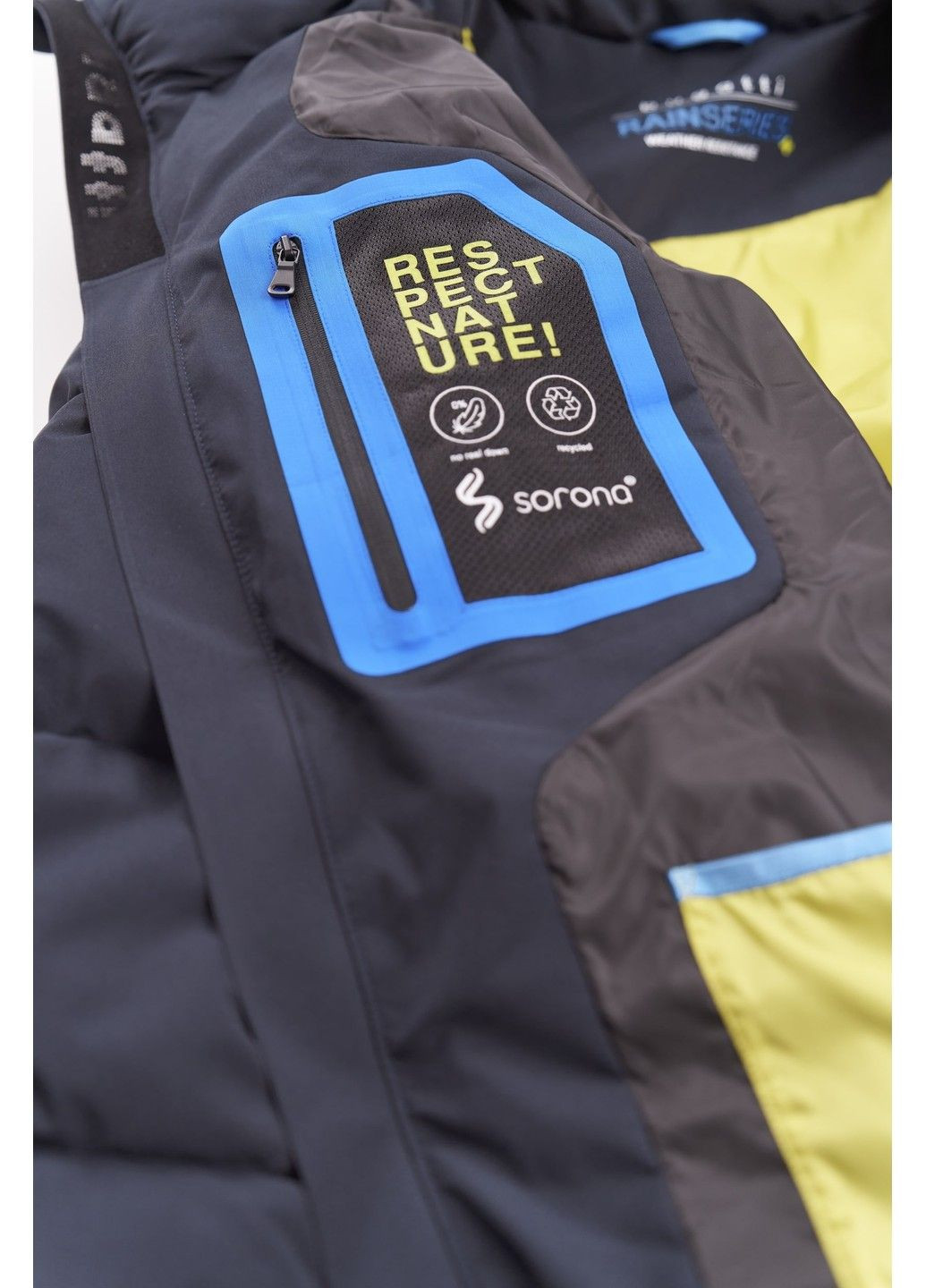 Синяя демисезонная мужская куртка синий Bugatti