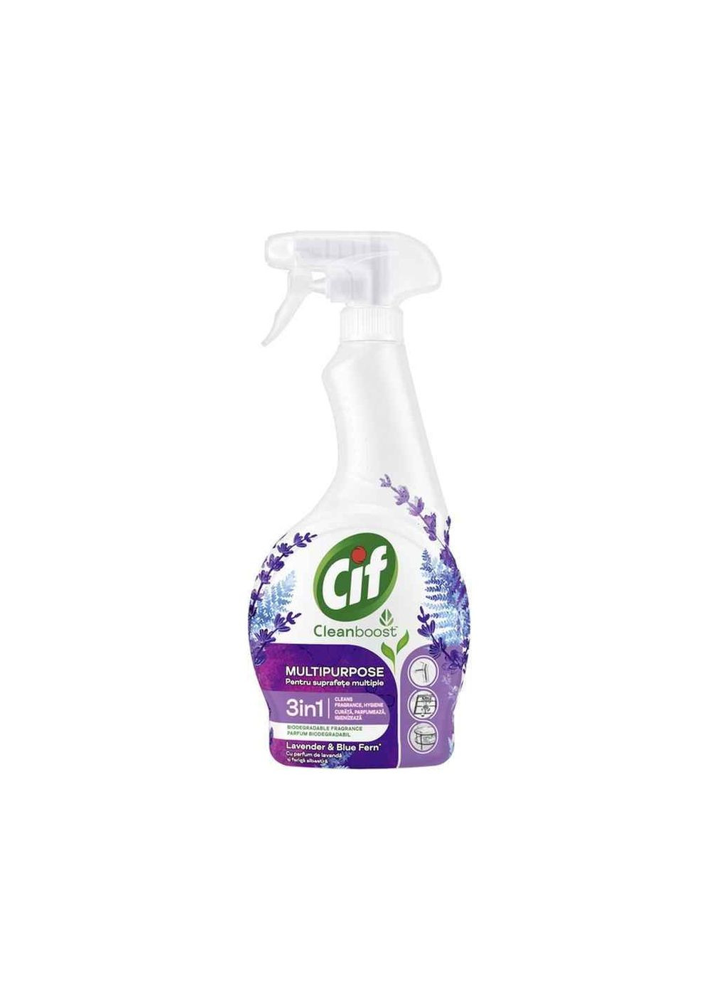Універсальний миючий засіб 500мл 3в1 лаванда та синя папороть Мультифункціональний Cif (362352748)