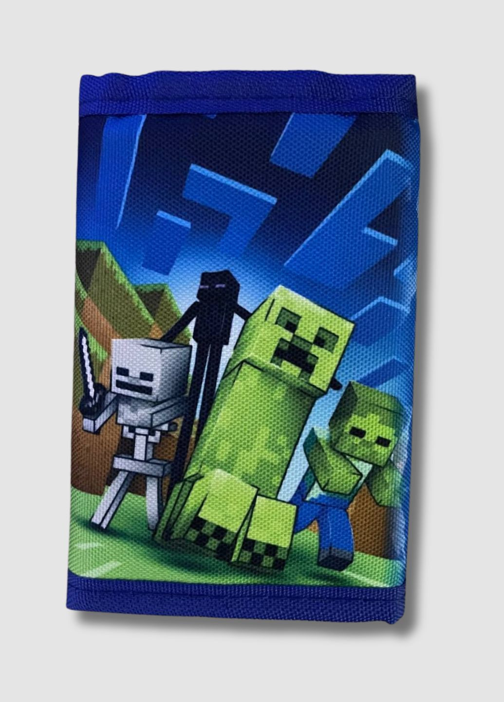 Дитячий гаманець на липучці - Майнкрафт / Minecraft No Brand Дитячій гаманець (370140872)
