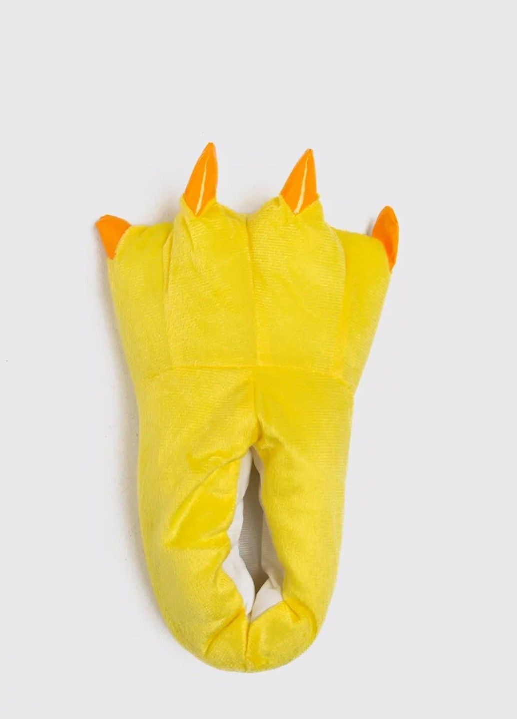 Капці домашні плюшеві лапи дитячі жовті Lalapka (364988765)