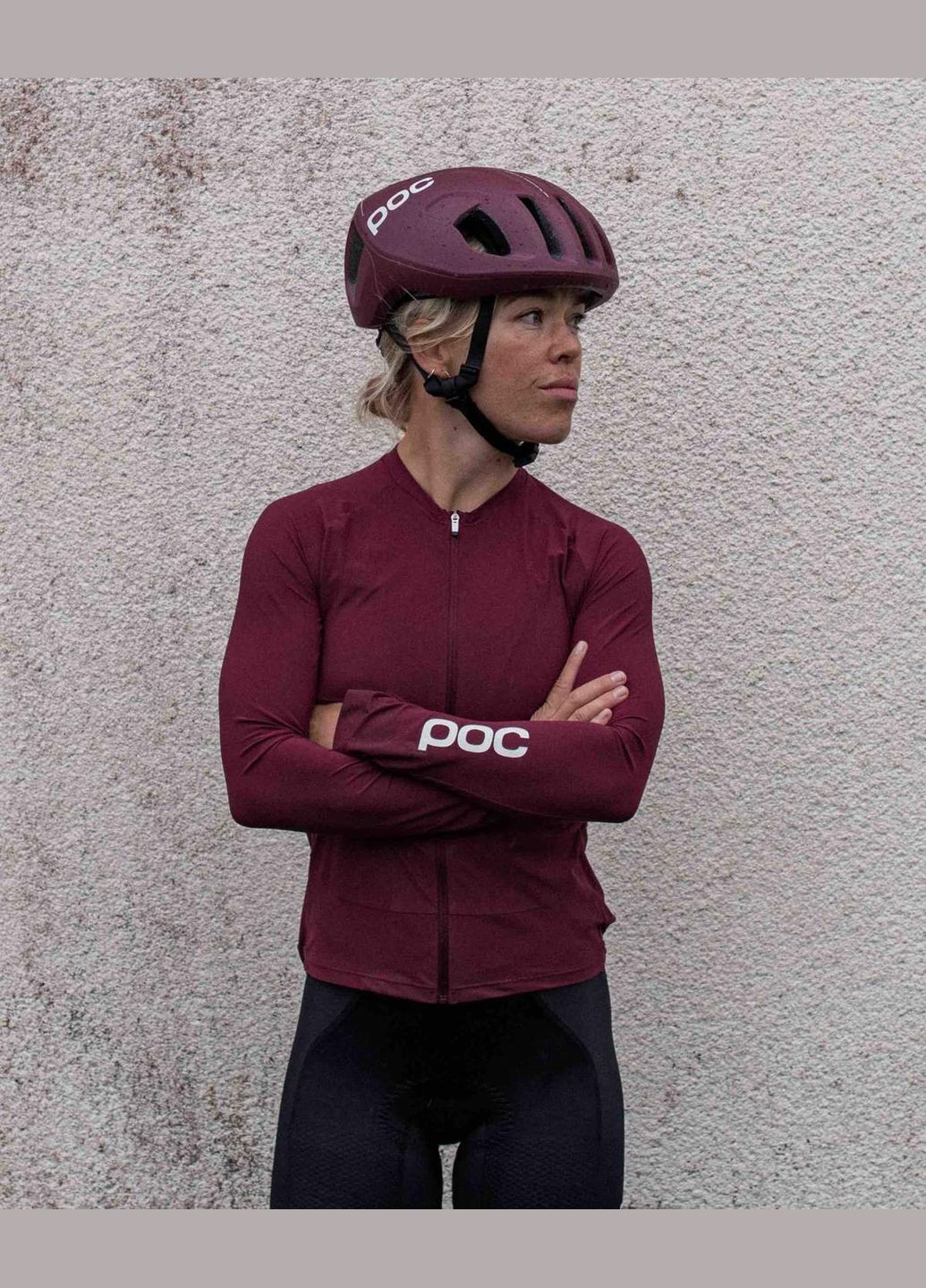 Бордовая всесезон женское велоджерси essential road s jersey l POC
