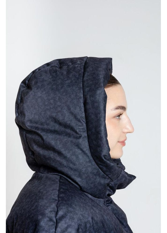 Черная зимняя теплая куртка No Brand