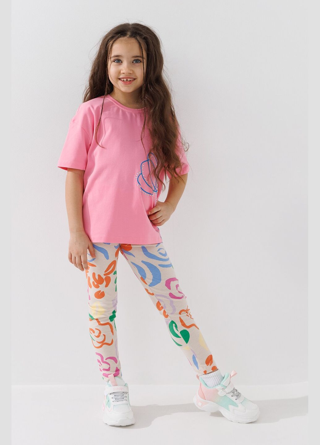 Костюм футболка+лосини для дівчинки 1508 134 см shop (2000990930019) Difa (364618811)