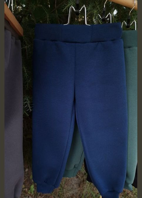 Темно-синій костюм тринитка начіс No Brand