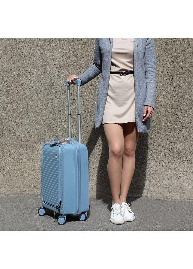 Валіза ICE-2314-20-grey-blue De Esse (362176713)