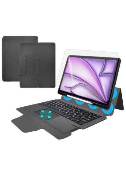 Чехол для планшета (4822352781232) Airon Premium iPad Air 13 2024 with Keyboard (366487554)