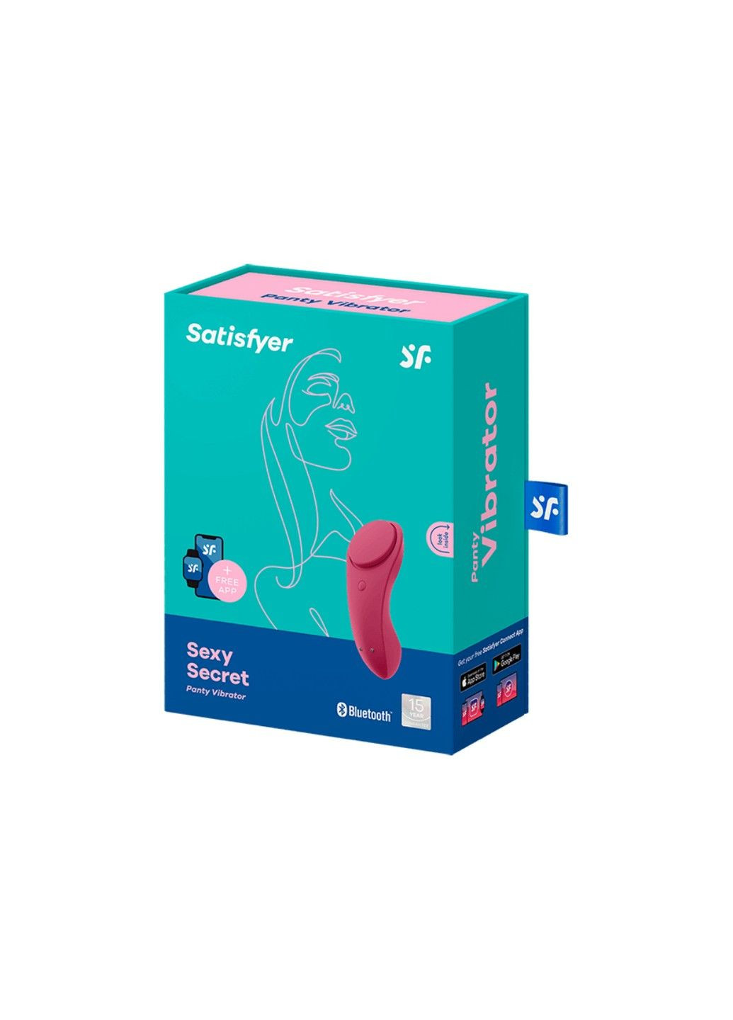 Вібратор в трусики Sexy Secret з магнітом і керуванням з телефону (Німеччина) Satisfyer (315498014)