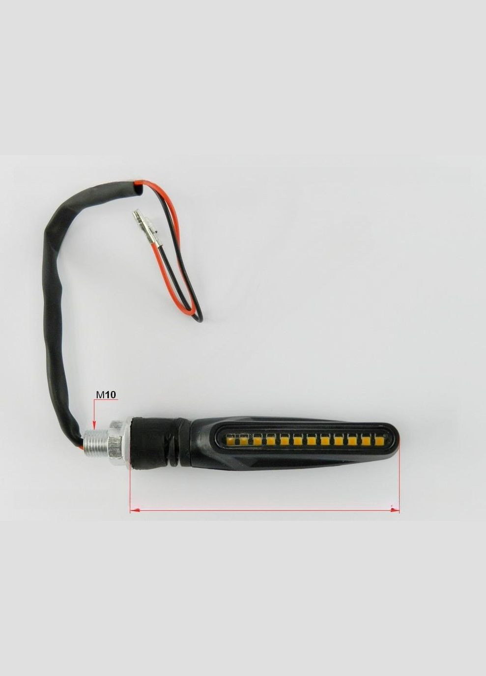 Повороти LED вузькі в коробочці (світлять білим) пара No Brand (369802249)