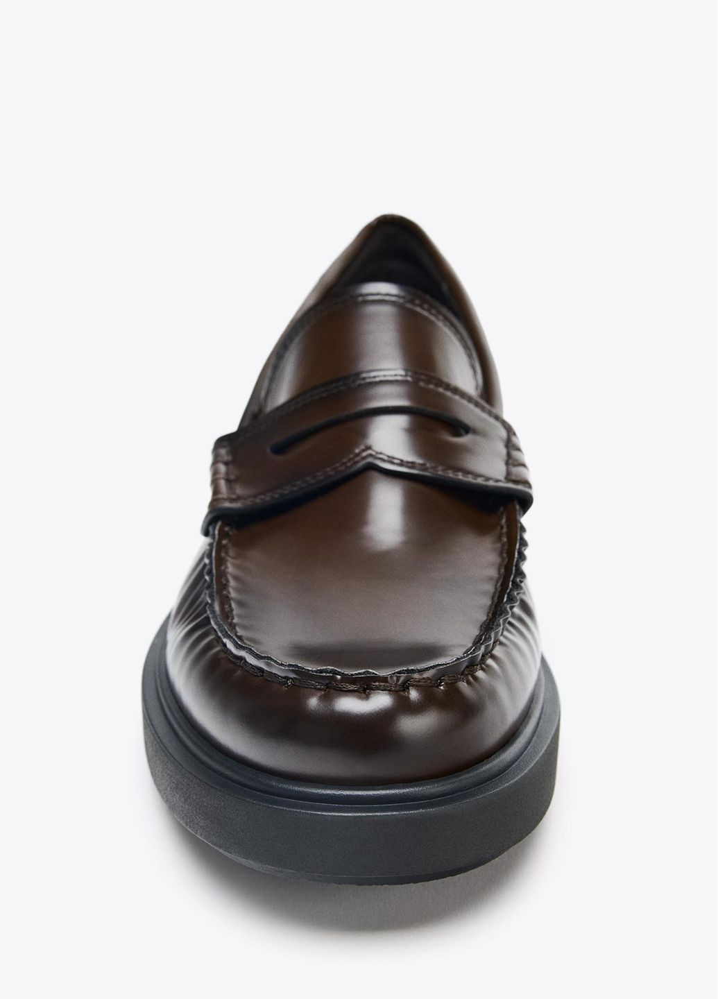 Zara Лоферы бордовый з искусственная кожа, испания — демисезон (361048713)