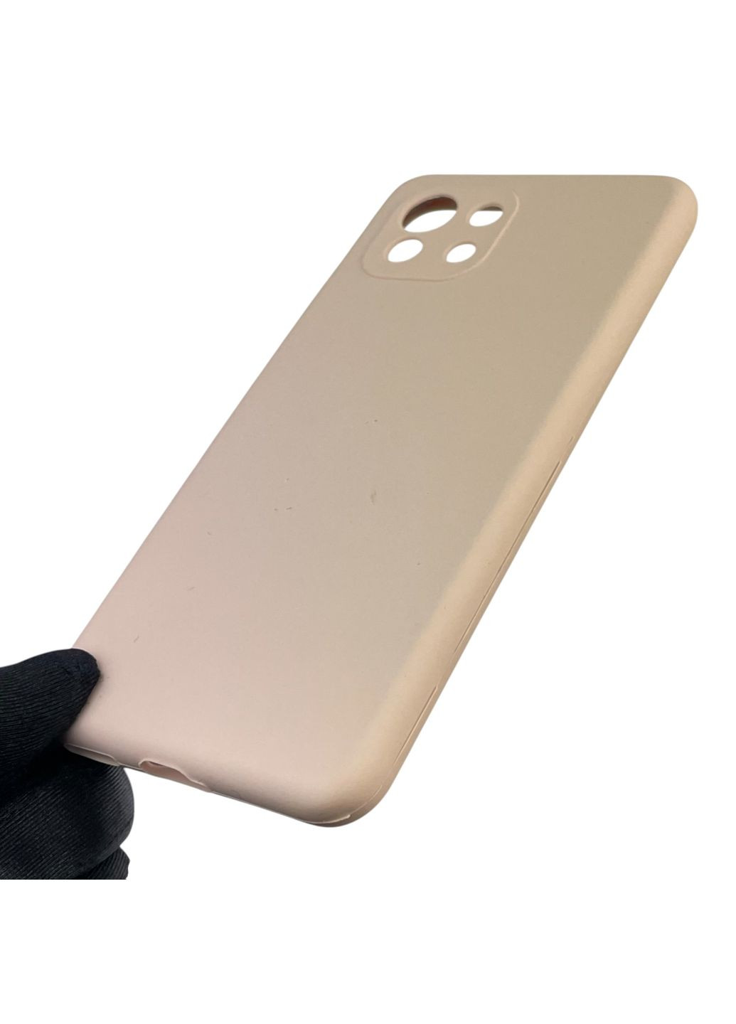 Чохол для Mi 11 Lite 5G NE силіконовий з мікрофіброю нековзний на сяомі мі 11 лайт 5г не пудровий Xiaomi (366386329)