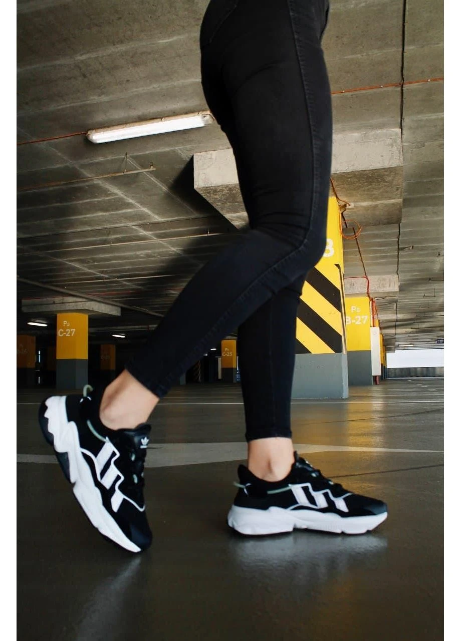 Белые демисезонные кроссовки мужские adidas ozweego adiprene pride black white 1 адидас озвиго белые No Brand