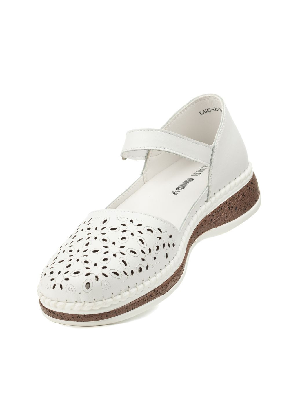 Белые босоножки (1375ла) Lola Andy