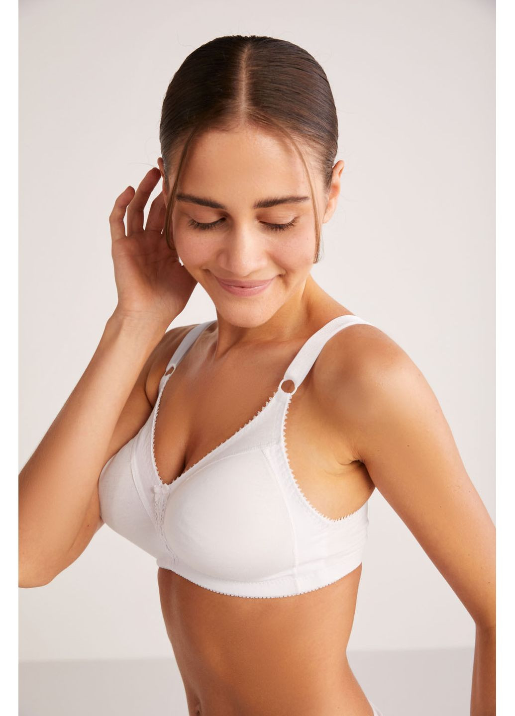 Белый бюстгалтер, цвет белый, размер 85 b Kom
