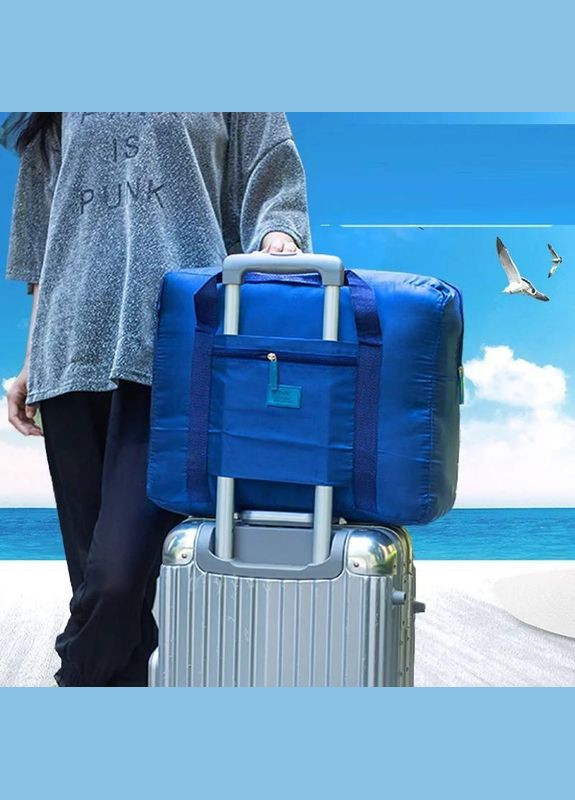 Сумка дорожня для подорожей Ручна поклажа Синій колір No Brand (306554468)