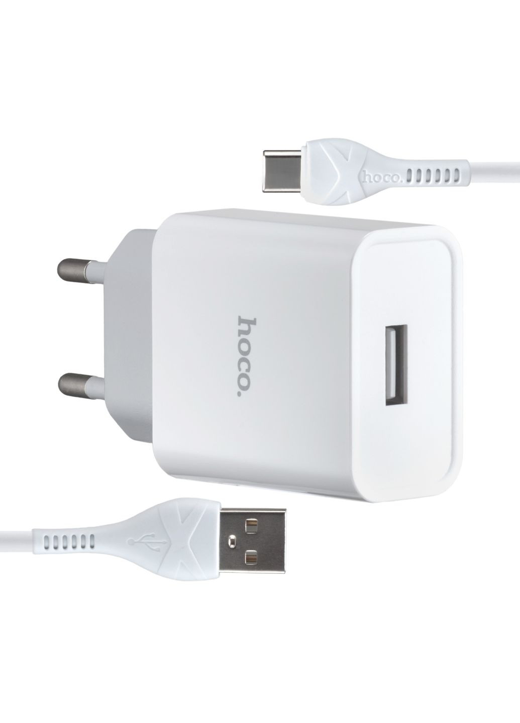 МЗП C81A Asombroso single port charger ( Type-C ) ( EU ) White Hoco (297453423)