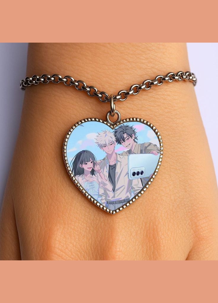 Браслет Аніме Агенти часу #007 (серце) No Brand (329331561)