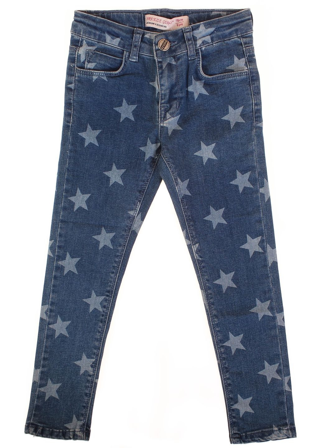 Синие демисезонные брюки джинсовые oz 17810 Breeze