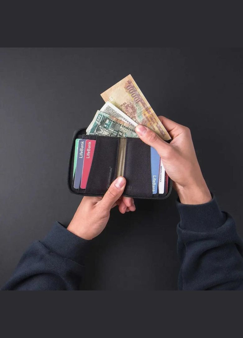 Кошелек XPac RFID Bi-Fold Wallet Grey Lifeventure (316440236)