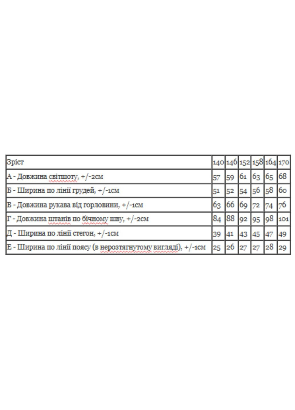 Коричневый зимний теплый костюм для девочки подростковый (свитшот и брюки палаццо) однотонный hc (h001-6444-140) Носи своє