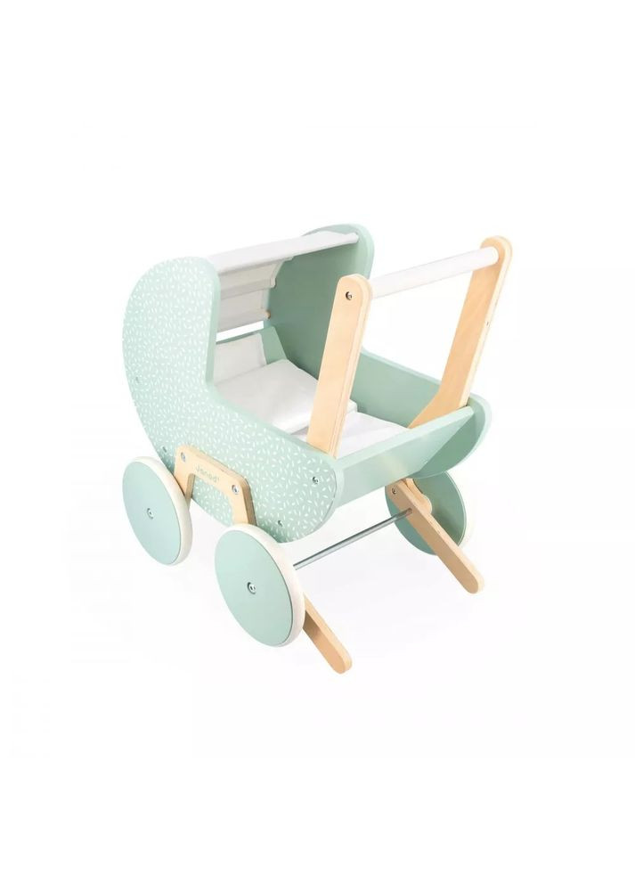 Коляска для куклы мятная Janod (315604334)