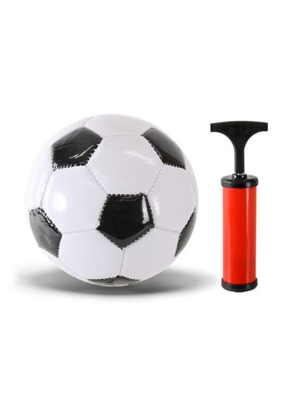 Мяч футбольный PVC №2 с насосом (классический) MIC (292865253)
