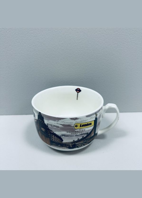 Чашка порцелянова "London" 700 мл 12.8*9 см XXL 3189 S&T (317343184)