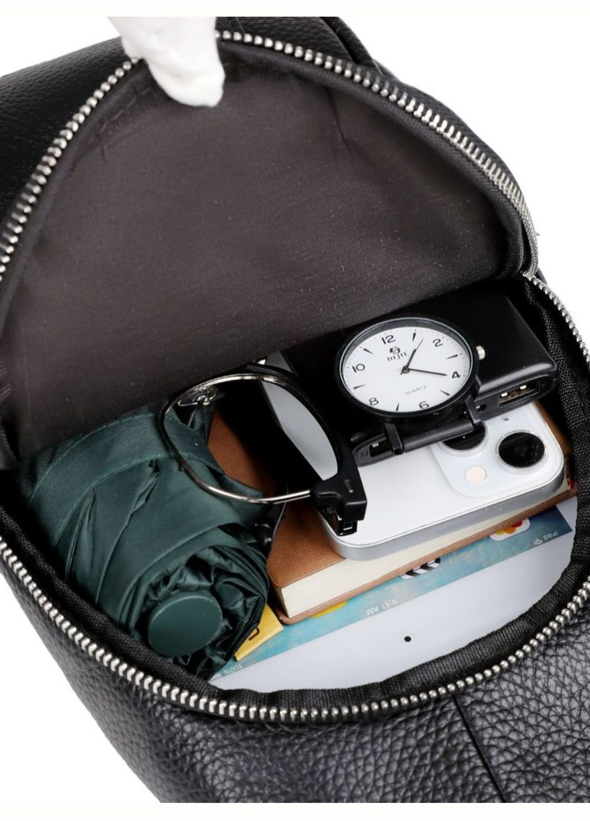 Чоловіча шкіряна сумка-слінг на одне плече 83228 Tiding Bag (359380768)