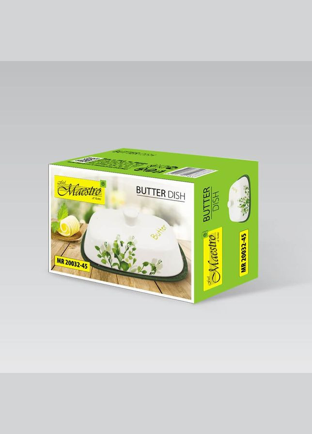 Масленка для сливочного масла керамическая MR-20032-45 Летний луг Maestro (328601512)