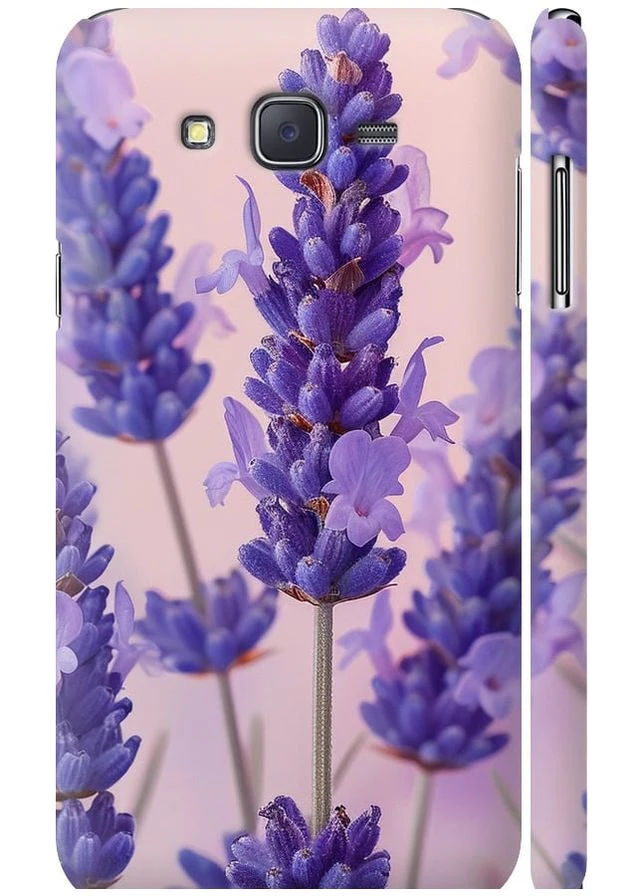 3D пластиковий матовий чохол 'Лаванда' для Endorphone Samsung Galaxy J7 J700H (285112034)