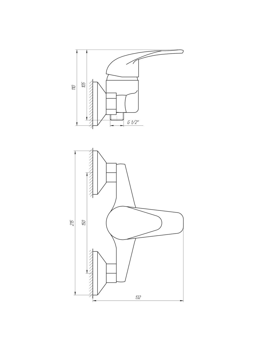 Змішувач для душу ENERGO EGEZ-105 EcoMIX (299995063)