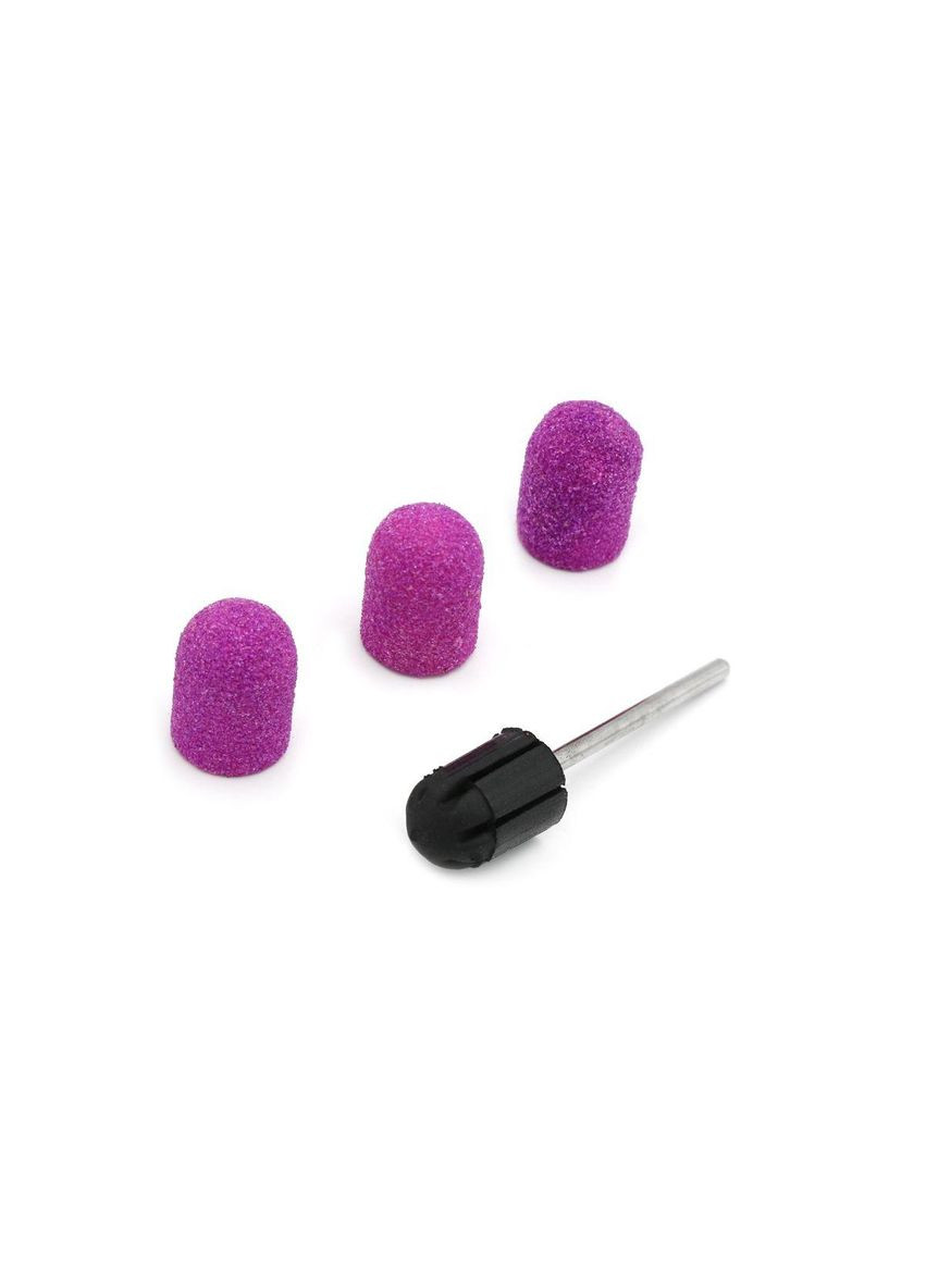 Набір ковпачків (3 шт.) і гумова насадка, розмір 10*15 мм, #80 LILAC Global Fashion (352749155)