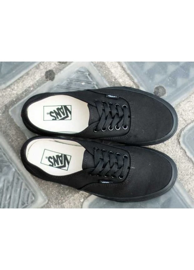 Черные летние кеды vans authentic black mono ванс автентик No Brand