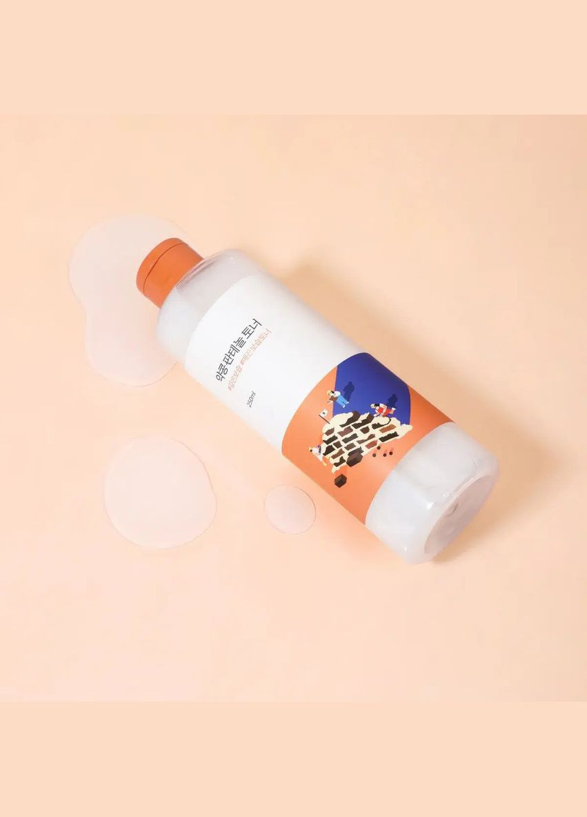 Зволожувальний тонер з екстрактом соєвих бобів та пантенолом Soybean Panthenol Toner, 250 ml Round Lab (313611513)