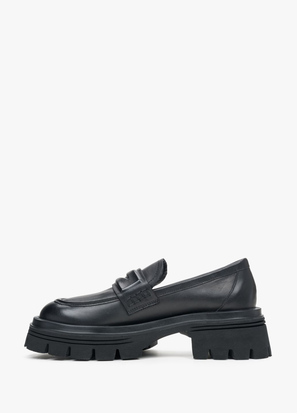 Estro Лоферы, цвет черный черный з, украина — демисезон (324030724)