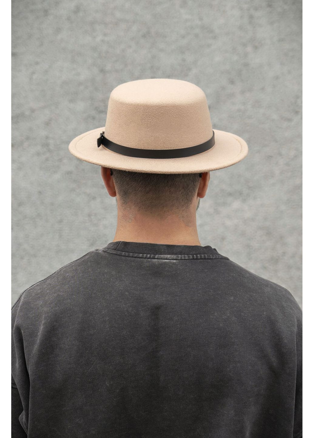 Чоловічий Капелюх Walter З Ремінцем Beige Without (350619672)