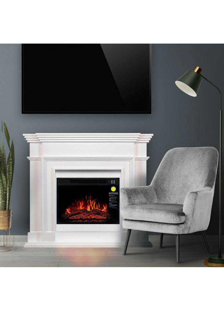 Камінокомплект LEGIONIS AF23S БІЛИЙ (зі звуком) ArtiFlame (362456322)