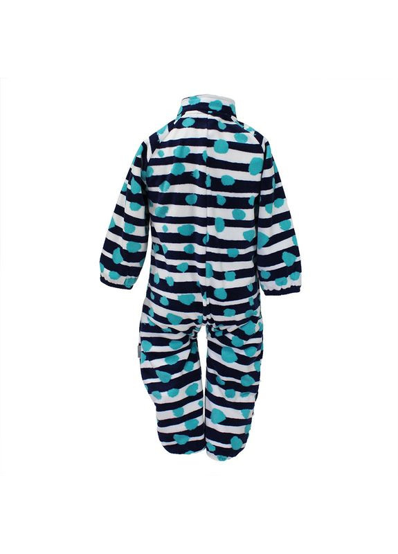 Синяя комбинезон roland, флис, р.116, синий с белым () Huppa 3304BASE-63386-116