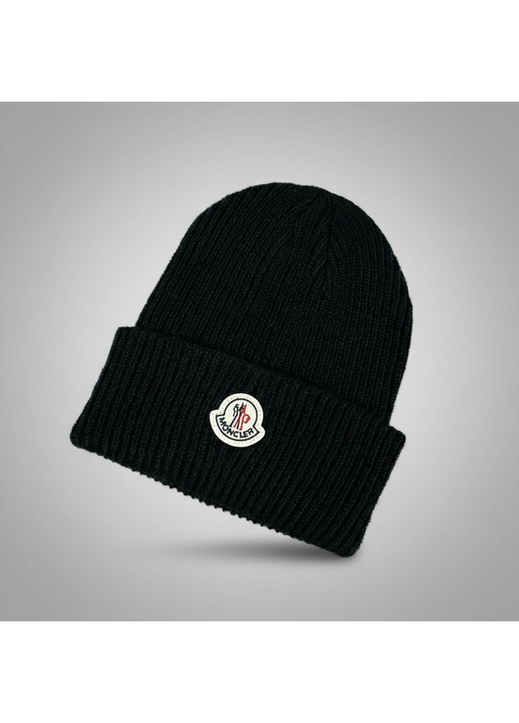 Зимняя теплая мужская шапка брендовая, фирменная шапка Монклир для зимы No Brand (369153998)