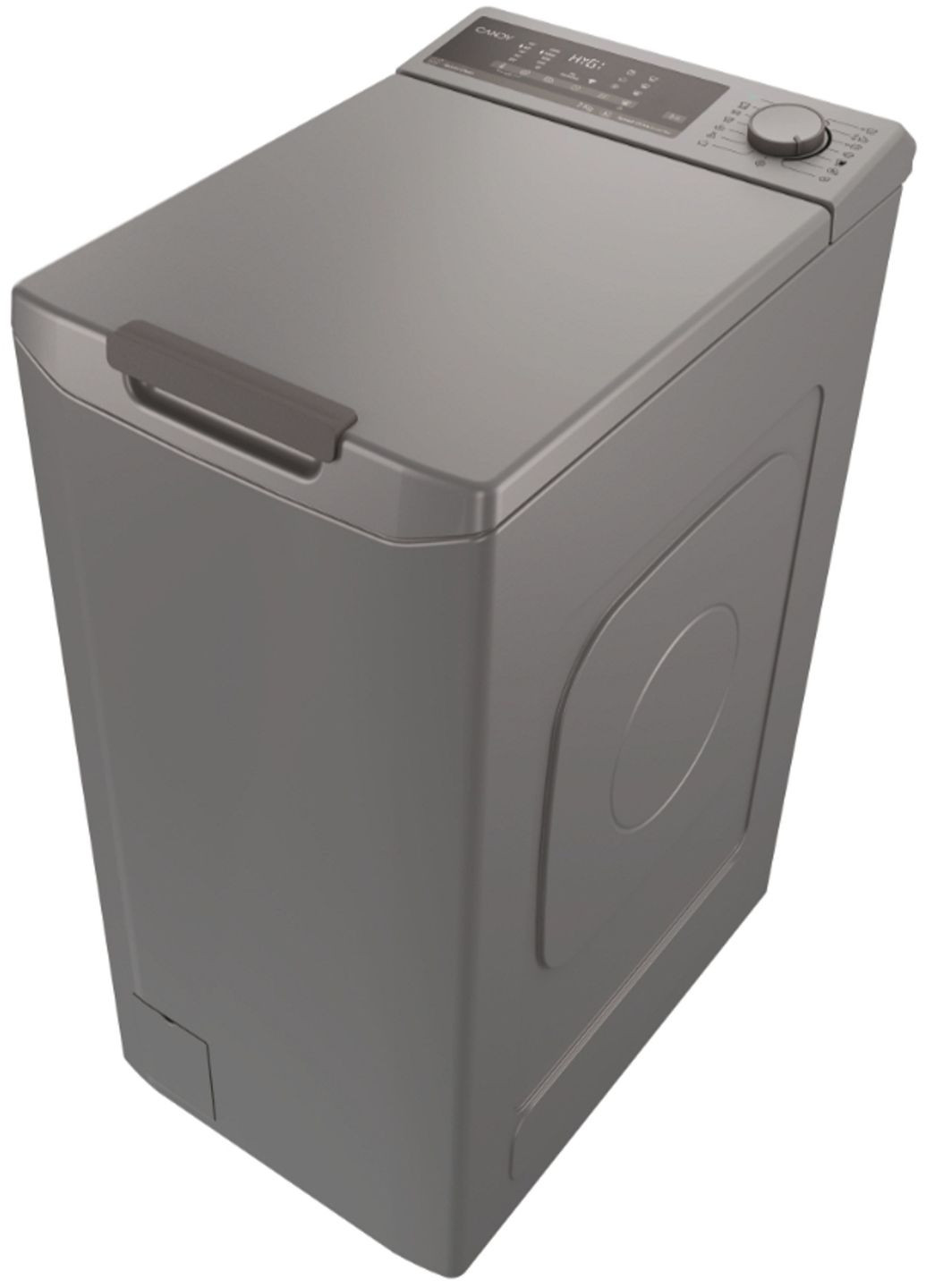 Стиральная машина TCAS274TMR5-S вертикальная, 7кг, 1200, A+++, 60см, дисплей, серебристый Candy (365731069)