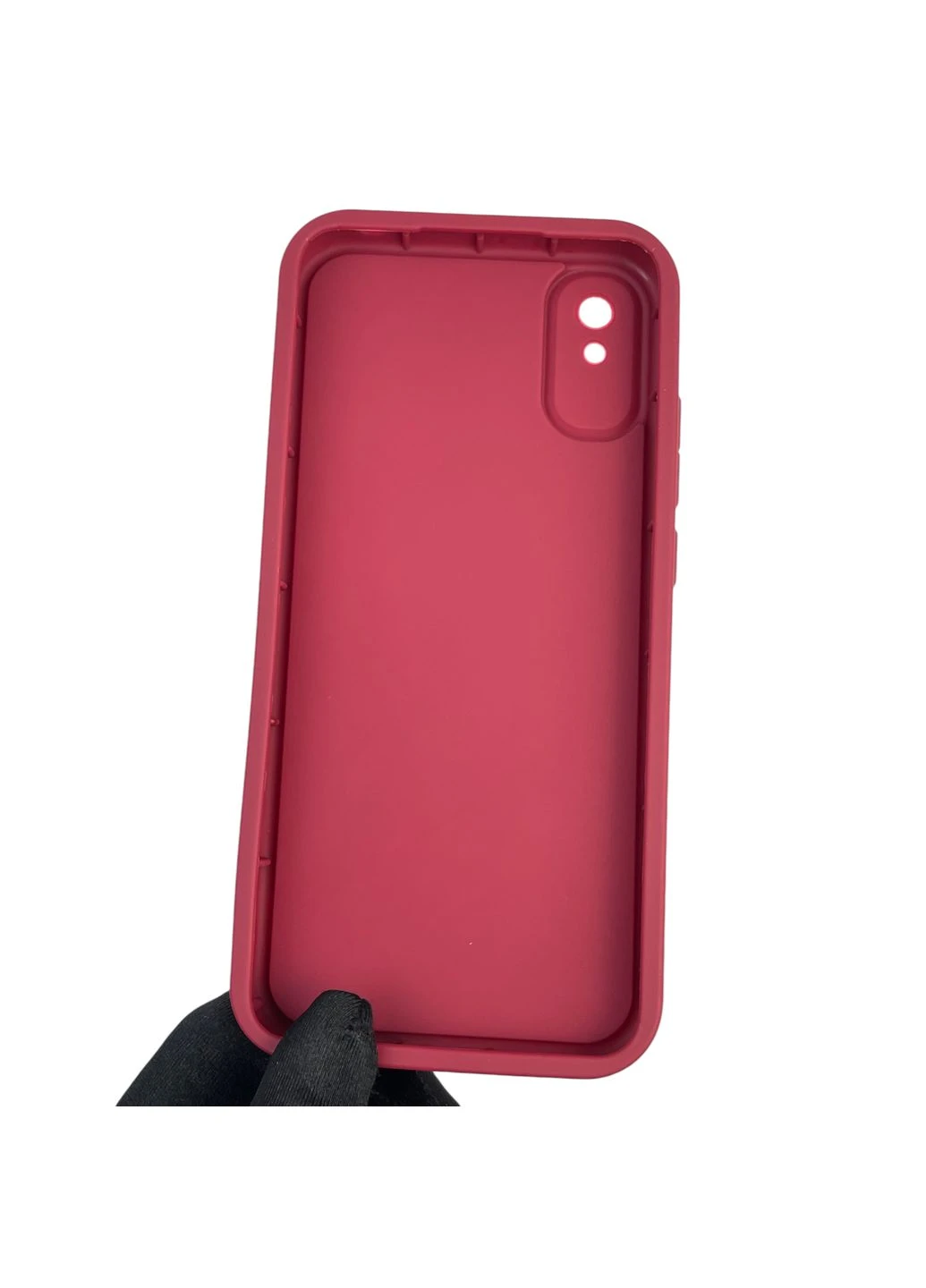 Чохол силіконовий Soft Touch з 3D принтом для Redmi 9A бордовий (Повний захист камери) Xiaomi (373671068)